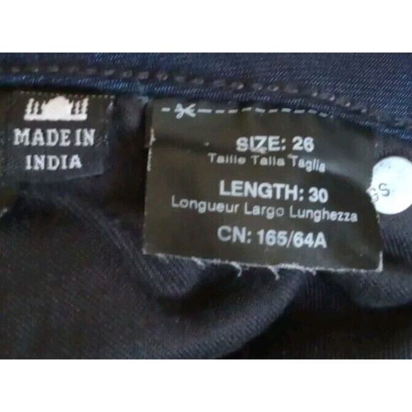 G Star Original Raw ARC 3D Dark Wash Skinny Mens Jeans 26×30 Zipper Pockets - Picture 6 of 6